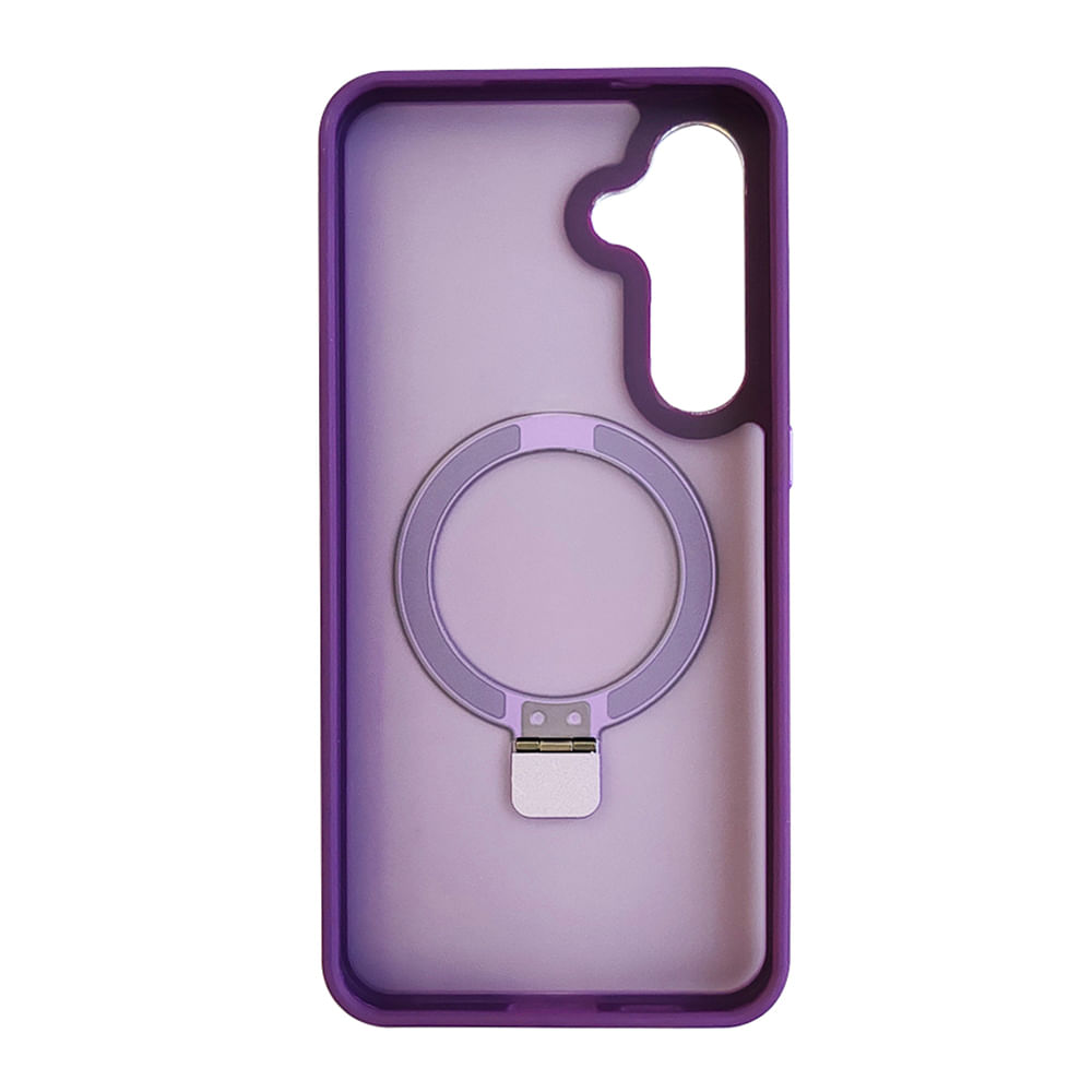 Imagen 2 del producto Case Coolbox GMobile para Samsung S25 Plus Metal Matte con MagSafe, soporte integrado, antigolpes, morado